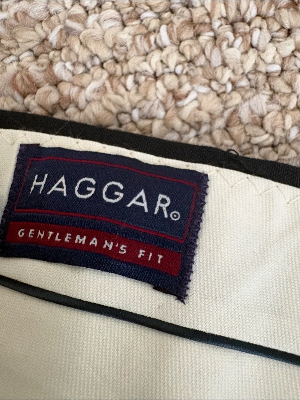 Haggar tailored navy
